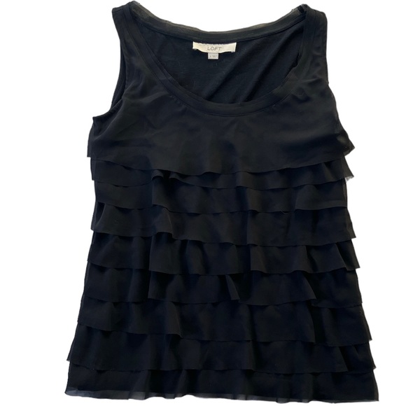 Ann Taylor Loft Layered Ruffled Top - Picture 7 of 7